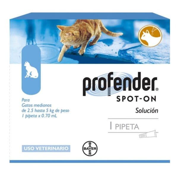 Antiparasitario Gato Profender Spot 2,5 a 5 Kg 1 Unidad
