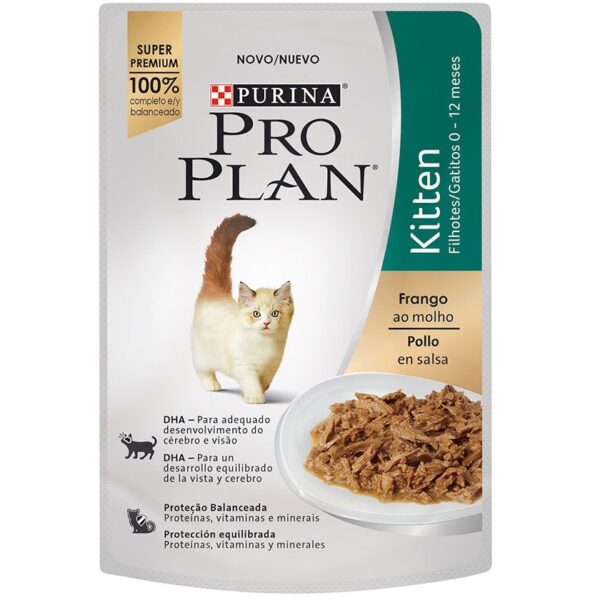 Pro Plan Gatito Sachet Pollo Pack de 15 Unidades de 85GR