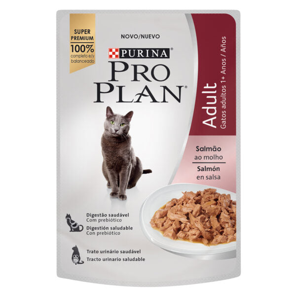 Pro Plan Gato Adulto Sachet Salmón Pack de 15 Unidades 85GR