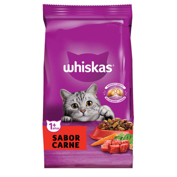 WHISKAS Adulto 1+ sabor carne