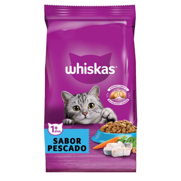 WHISKAS adulto 1+ sabor pescado