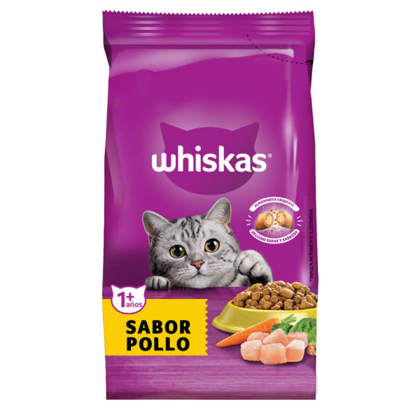 WHISKAS ADULTO 1 sabor pollo