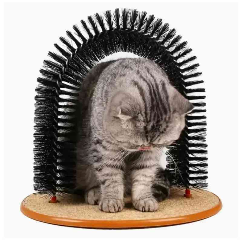 Arco rascador masajeador para gatos