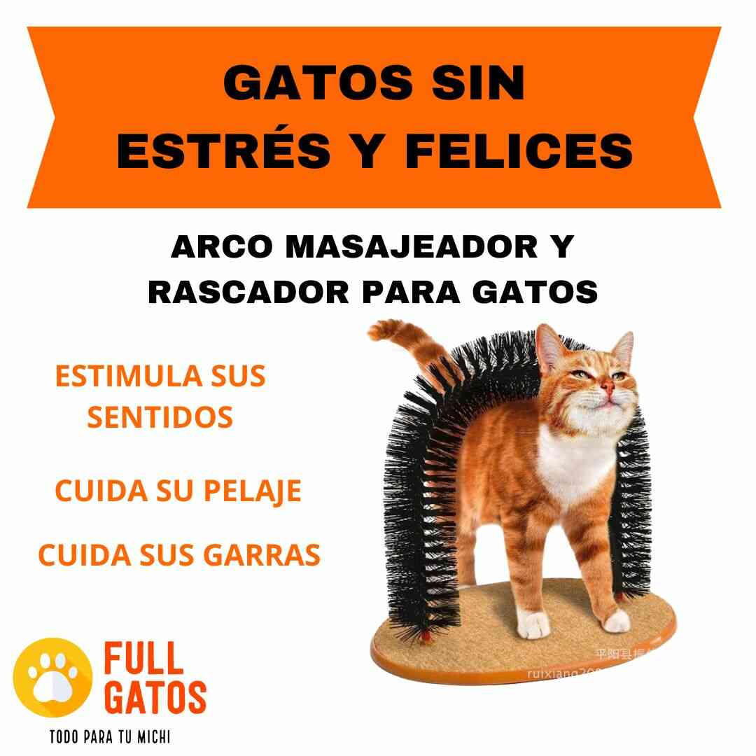 arco rascador masajeador para gatos