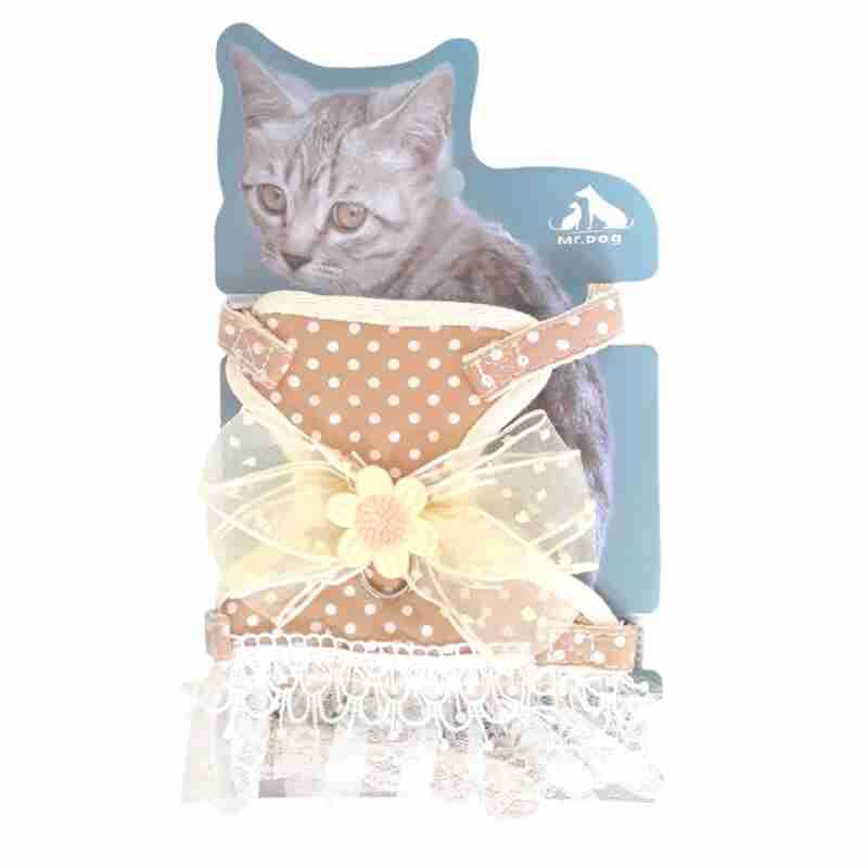 Arnés para gatos vestido de princesa