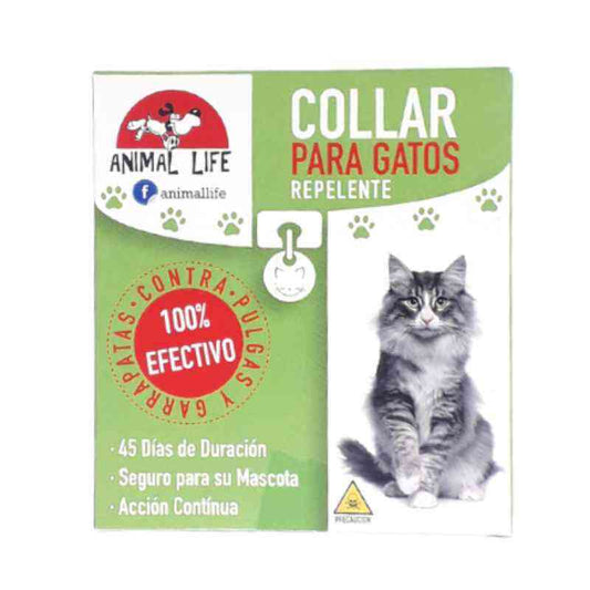 collar antipulgas para gatos animal life