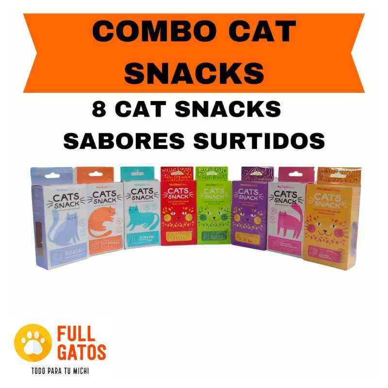 Combo cat snacks para gatos