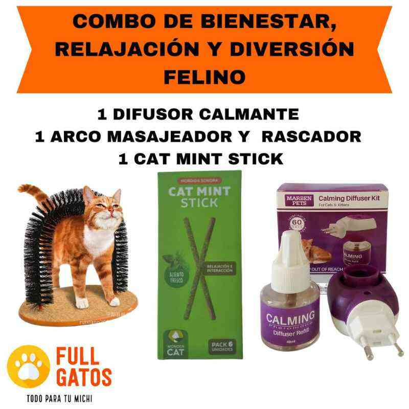 michi combos relajantes para gatos