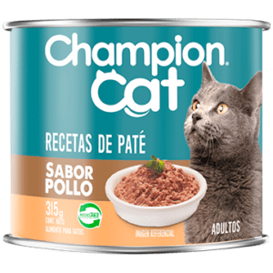 Lata Champion Cat 24 unidades de 315 grs