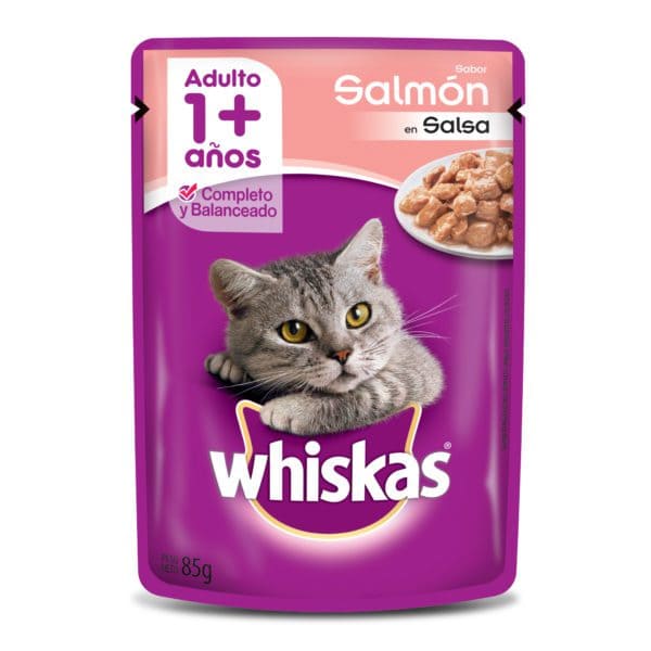 Caja de Sachets Whiskas Salmón 20 Unidades