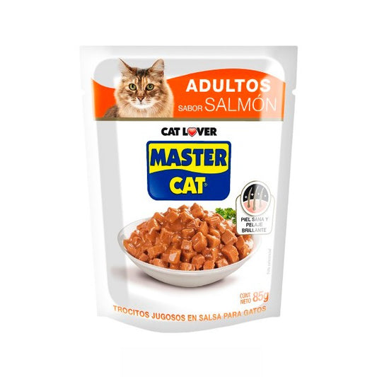 Master Cat Trocitos Jugosos Salmón